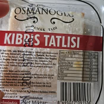 BİM'in Küflü Kıbrıs Tatlısı Satması