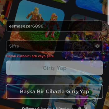 ROBLOX Hesabıma Giriş Yapamıyorum