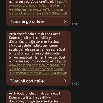 Kullanıcısı Olmadığım Vodafone'den Sürekli Mesaj Geliyor!