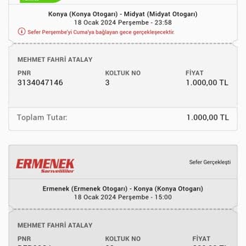 Kamil Koç Firması Beni Almadan Gitti Ve Para İadesi Yapmıyorlar