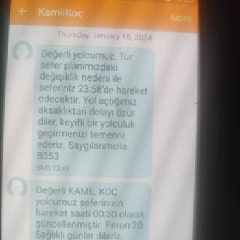 Kamil Koç Firması Beni Almadan Gitti Ve Para İadesi Yapmıyorlar