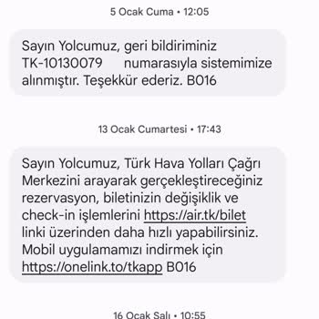 Anadolu Jet Geri Bildirim Sorunu