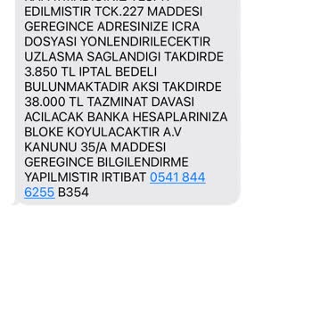 Global Satış İcra Takibi Adı Altında