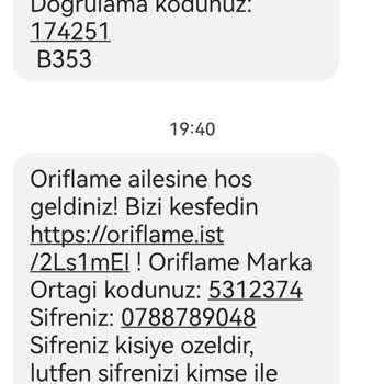 Oriflame'da Bilgim Dışında Üyelik Yapılmış.