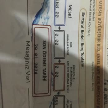 MESKİ Su Faturası Şikayeti