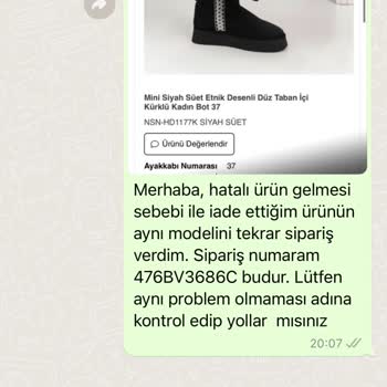 Nişantaşı Shoes Tekrar Tekrar Hatalı Ürün Gönderdi.