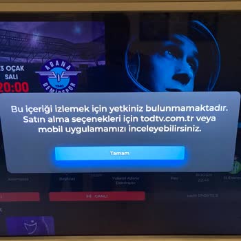 Tod TV Smart TV İzleyemiyorum