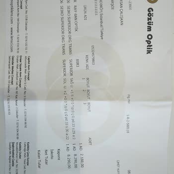 Gözüm Optik Lens Optik Mağazasında Yaşanan Müşteri Memnuniyeti Sorunları