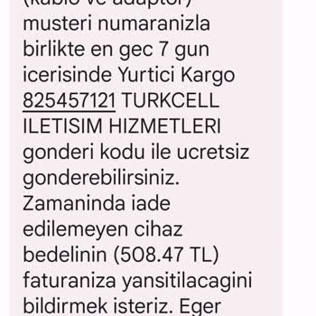 Superonline Teslim Ettiğim Modem Ücretini Faturama Yansıttı