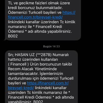 Turkcell Şikayetim Var Mesaj