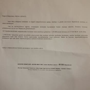 Skechers Ayakkabı Kalite Sorunu Ve İade Talebinin Reddi