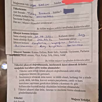 English Home- Çaydanlık İadesinin 2 Yıl Geçmesine Rağmen Yapılmaması
