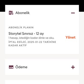 Storytel Abonelik İptal Etmeme Rağmen Hesabımdan Ücret Kesildi.