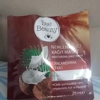 Bee Beauty Kağıt Maske Şikayeti