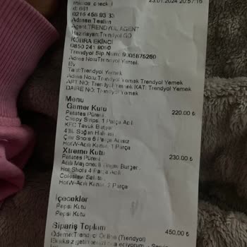 Eksik Ürün Trendyol GO KFC