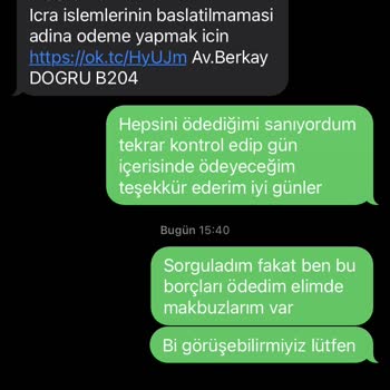 HGS Borcum Olmamasına Rağmen İcra Takibi Başlatılacaktır Diye Mesaj