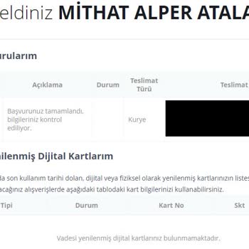 Passolig Kartı Başvurunuz Tamamlandı, Bilgileriniz Kontrol Ediliyor.