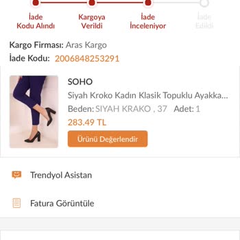 Trendyol Ve Soho Markasının Verdiği Mağduriyet