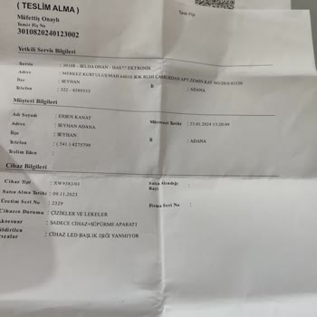 Media Markt Islak Kuru Temizleme Cihazı Servis Sürecinden Memnuniyetsizlik