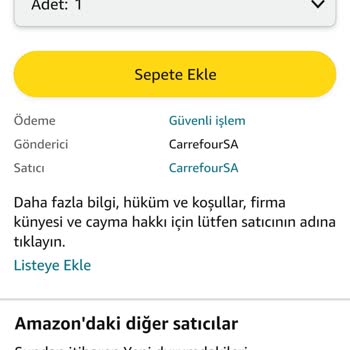 Carrefour SA Şampuanların Yarım Gelmesi