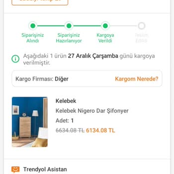 Kelebek Mobilya Ürün Teslimat Mağduriyeti