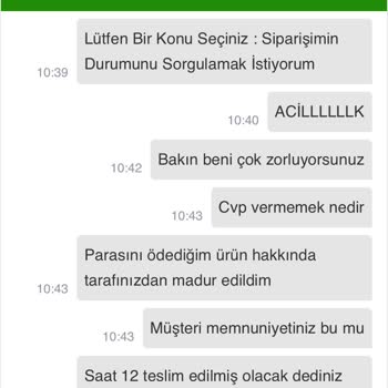 Salonbitkileri.com Sipariş Teslimatındaki Sorunlar Ve Müşteri Mağduriyeti