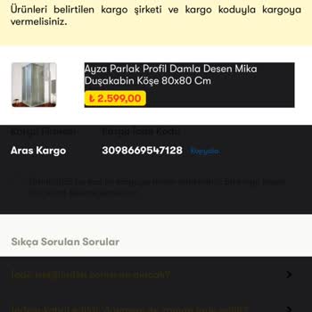 Cepte Şok İade Sorunu