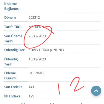 Kocaeli Büyükşehir Belediyesi Fahiş Su Faturası 1008 Lira