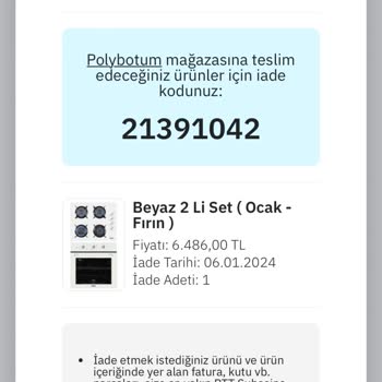 Epttavm Hasarlı Ürün Ve İade Sorunu