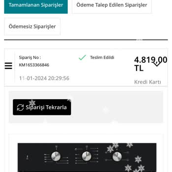 Kumtel Ankastre Fırın Sorun