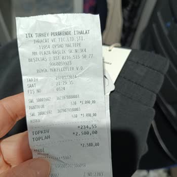 Oysho Giyim Etikette Yazandan Fazla Alınması