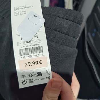 Oysho Giyim Etikette Yazandan Fazla Alınması