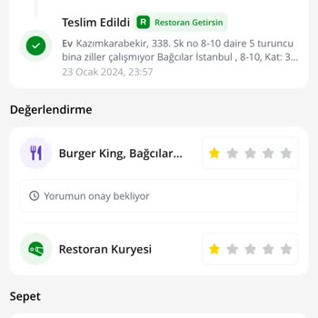 Getirin Sorun Çözememesi