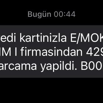 E/MOKA Bershka Giyim İzinsiz Harcama