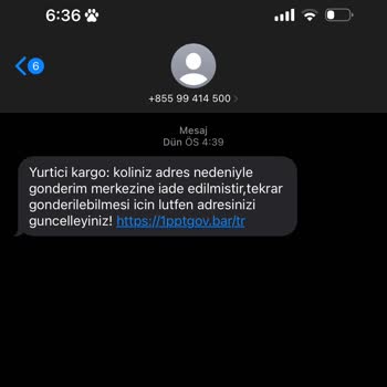 Kargo Ve PTT Yi Taklit Ederek Bilgi Güncellemesi İstiyorlar