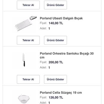 Porland Sipariş Gecikmesi Şikayet