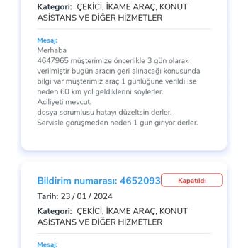 Anadolu Sigorta Pişmanlıktır Kasko/ikame Araç