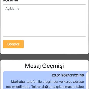 Birgündekargo Firmasındaki Siparişime Ulaşamıyorum