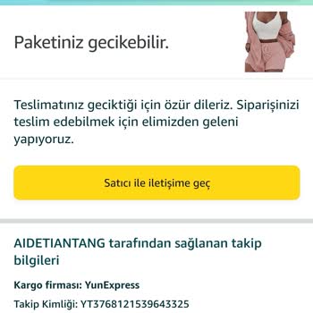 YunExpress Kargomun Gecikmesi Sebebiyle Yaşadığım Mağduriyet