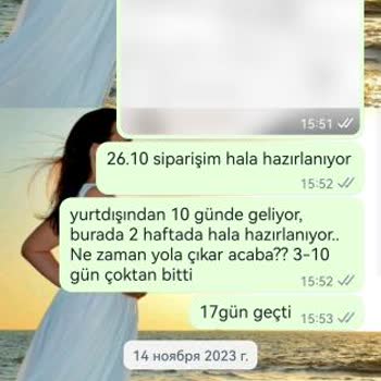 Nare Giyim İnternet Mağazası Sipariş Hayal Kırıklığı