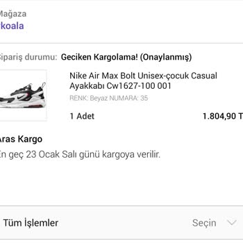 N11 Kargolanmayan Ayakkabı Ve İlgisizlik Sorunu