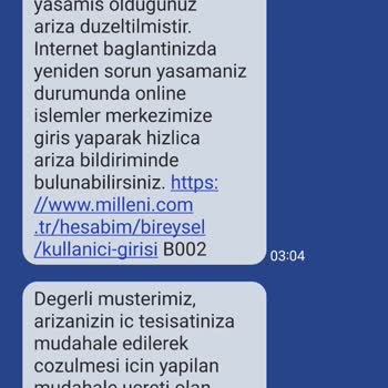 Millenicom Haksız Yere Para Alıyor.