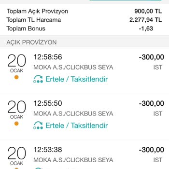 Neredennereye Moka Aş Tarafından Yapılan Karşılıksız Para Çekimi