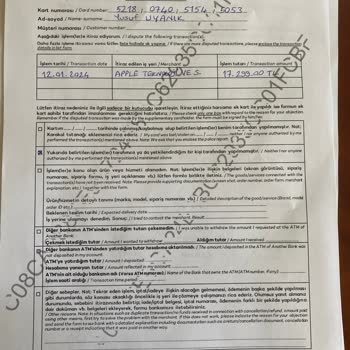 Akbank Harcama İtirazı Hakkında