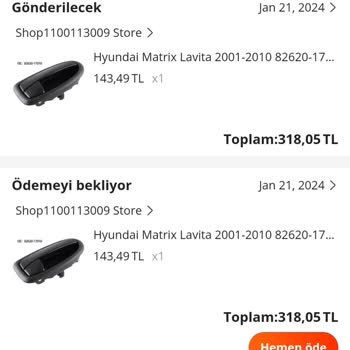 Aliexpress Kapı Açma Kolu