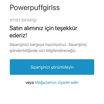 Powerpuffkilifim.com Siparişimi İptal Etmek İstiyorum