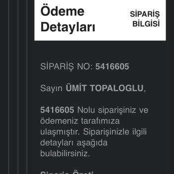 Maslak Outlet Siparişim Gelmedi Cevapta Yok