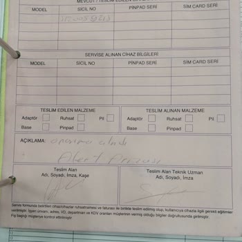 İngenico Pos Cihazı Arızası ( Alert İrruption )