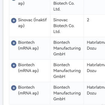 BioNTech Covid Aşı Şikayetim, Yan Etkileri