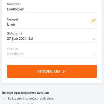 Pegasus Uçuş İptali - Bilet Değişikliği